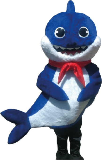 Baby Shark Azul PNG