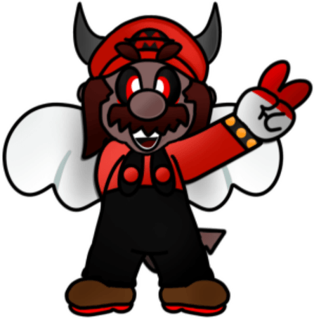 Evil Mario PNG
