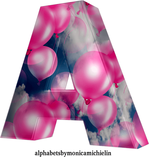 Pink And Silver Balloon PNG