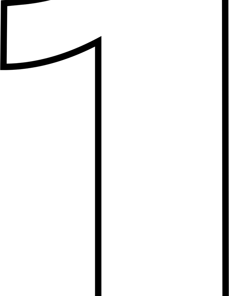 Number 1 PNG