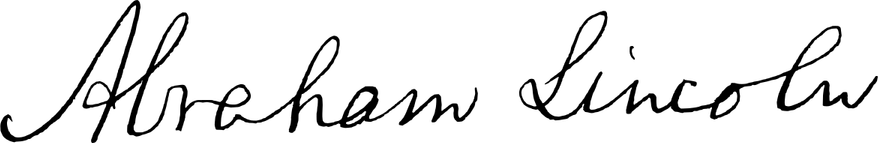 Abraham Lincoln Signature PNG