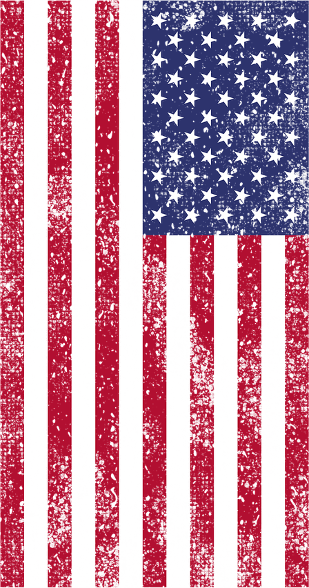Distressed American Flag PNG