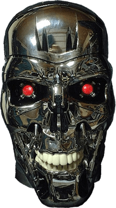 Terminator Skull PNG