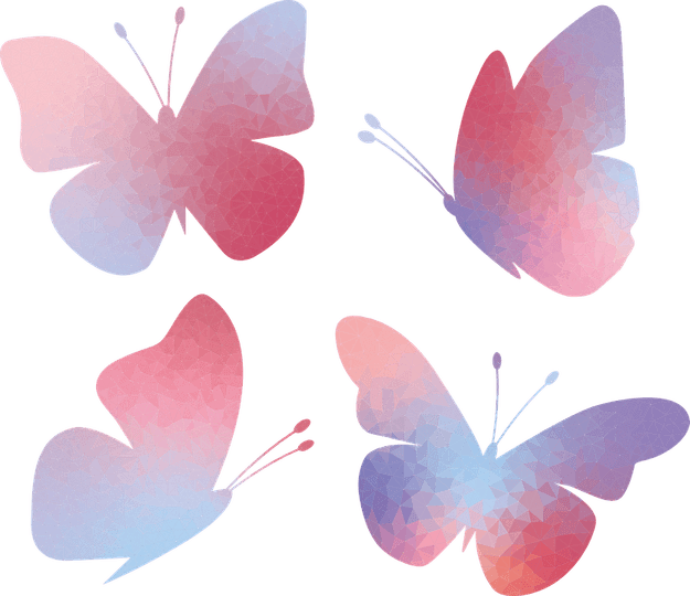 Aesthetic Theme Butterfly PNG