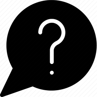Question Mark Bubble PNG