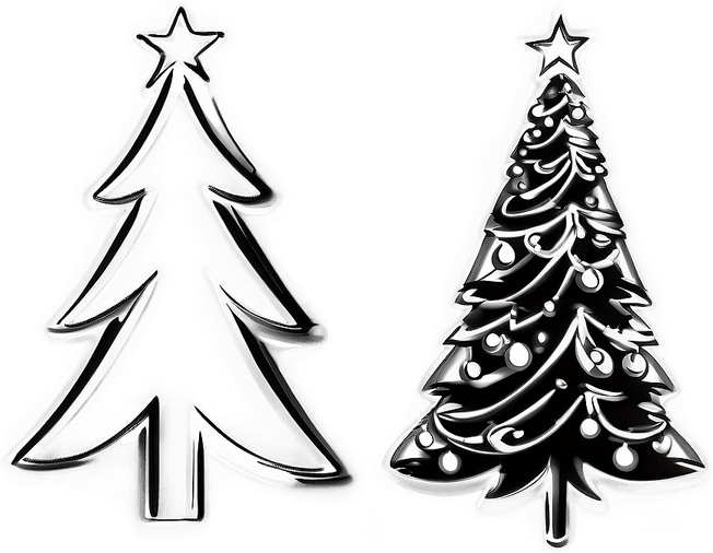 Christmas Outline PNG