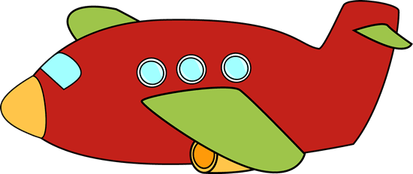 Airplane Red PNG