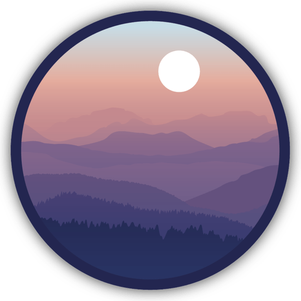 Aesthetic Theme Sunset PNG