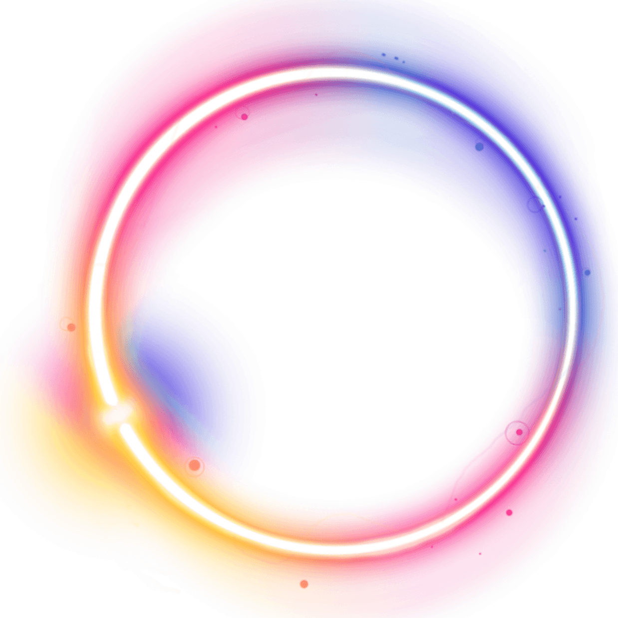 Neon Frame PNG
