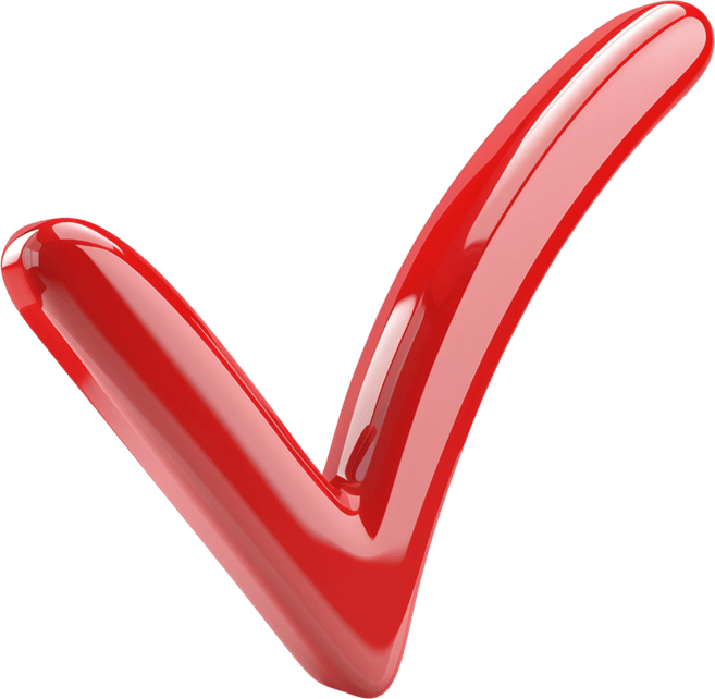 Red Check Mark PNG