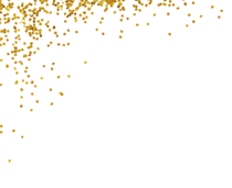Golden Glitter PNG