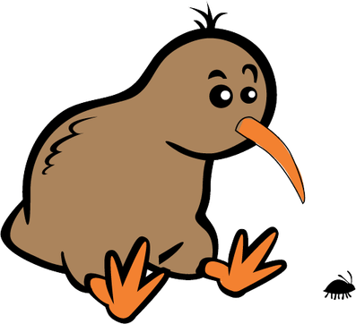 Cartoon Kiwi Bird PNG