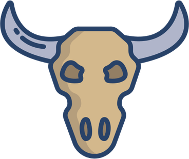 Western Bull Skull PNG
