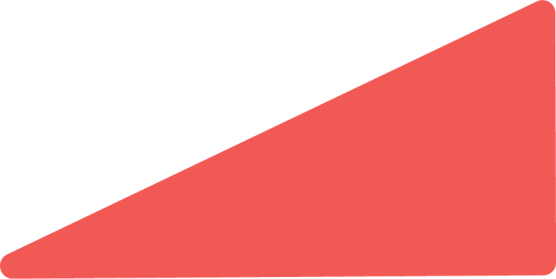 Red Right Angle Triangle PNG