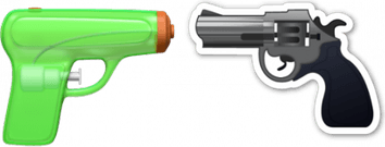 Water Gun Emoji PNG