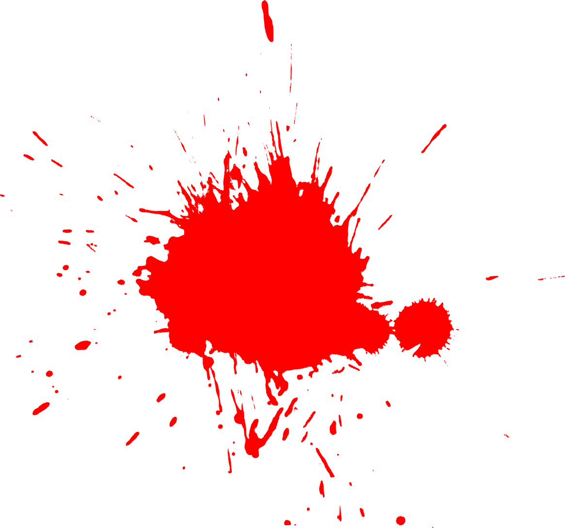 Red Paint Splatter PNG