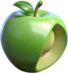 Apple 3d PNG