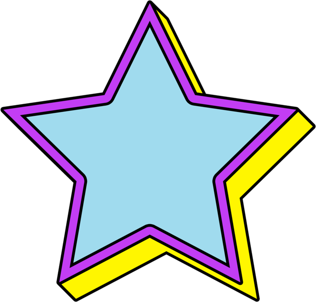 80s Star PNG