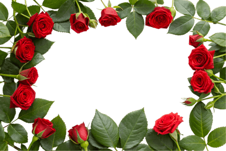 Rose Frame PNG
