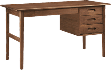 Modern Wooden Desk PNG