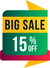 15off Discount PNG