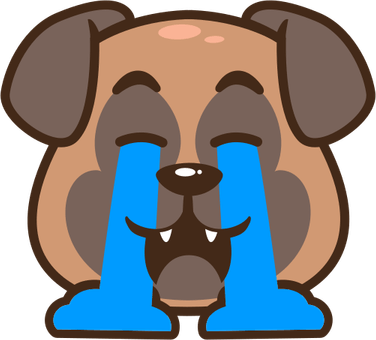 Crying Dog PNG