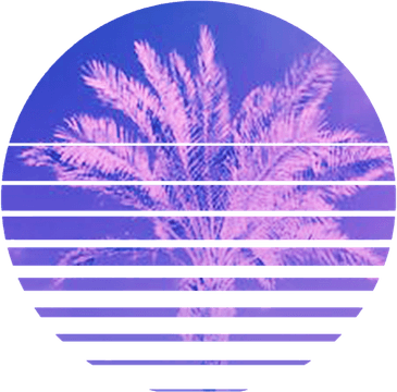 Aesthetic Theme Sunset PNG