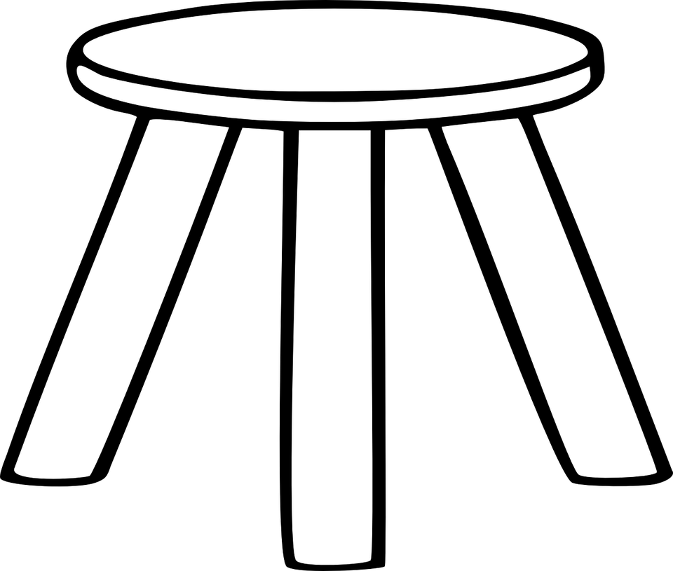 Wooden Stool PNG