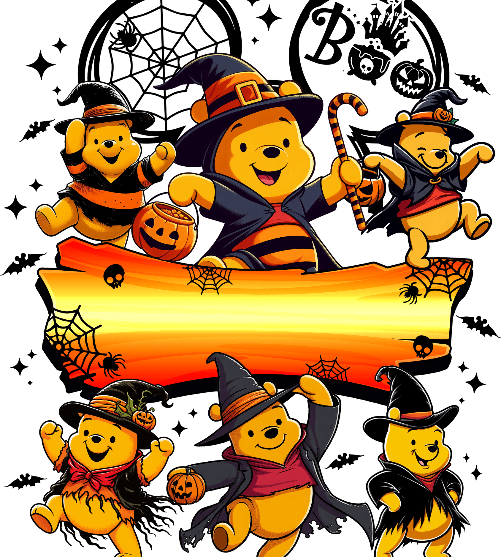 Winnie The Pooh Halloween PNG