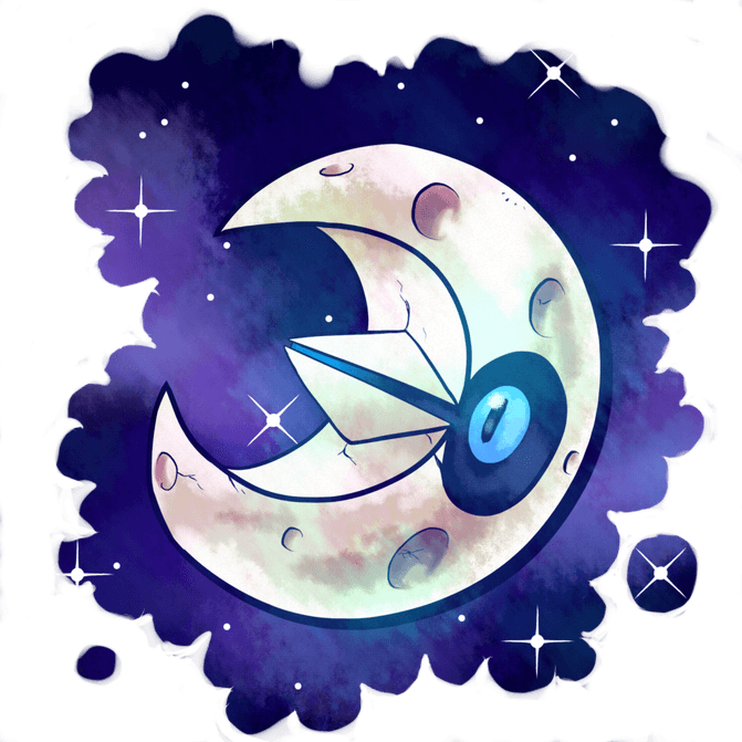 Lunatone Pokemon PNG
