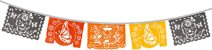 Papel Picado Banner PNG