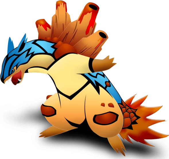 Typhlosion Pokemon PNG
