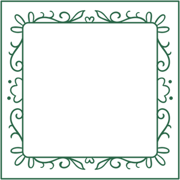 Certificate Border Green PNG