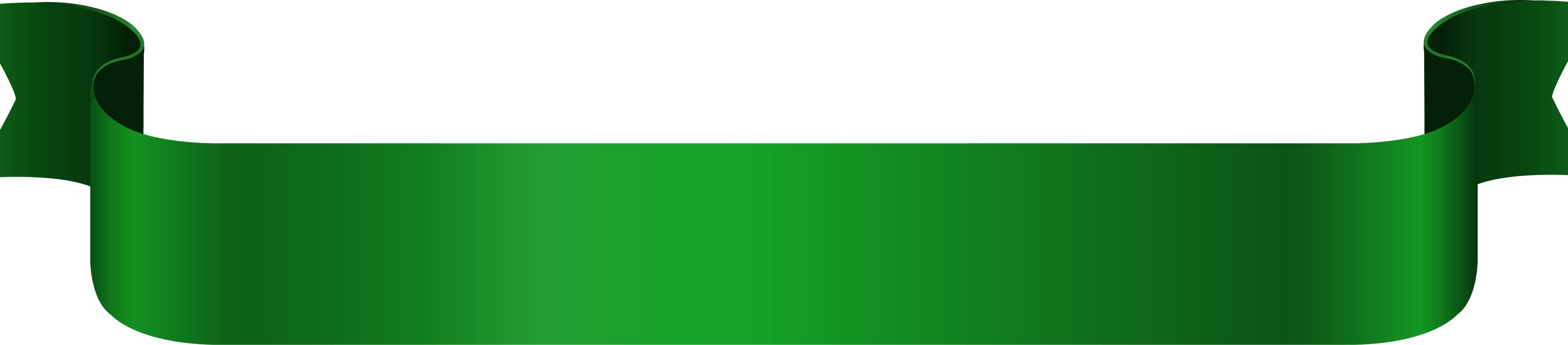 Green Banner PNG