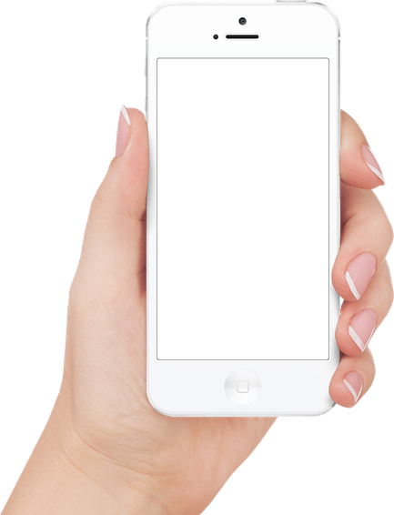 Hand Holding Iphone PNG
