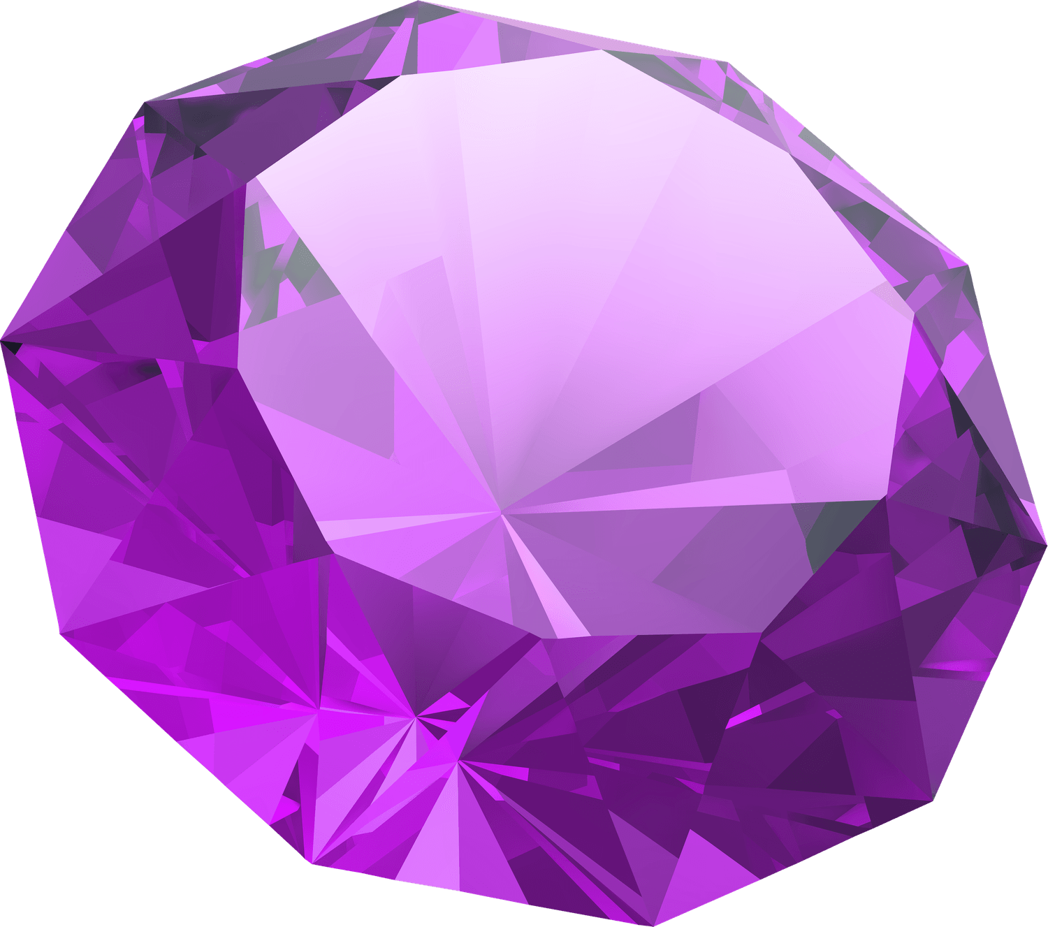 Purple Diamond PNG