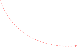Red Arrow Dotted PNG