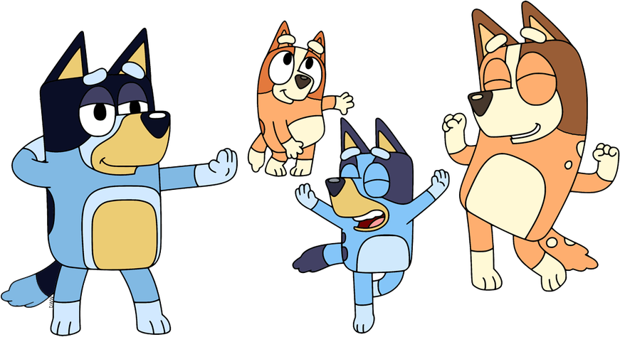 Bingo Bluey PNG