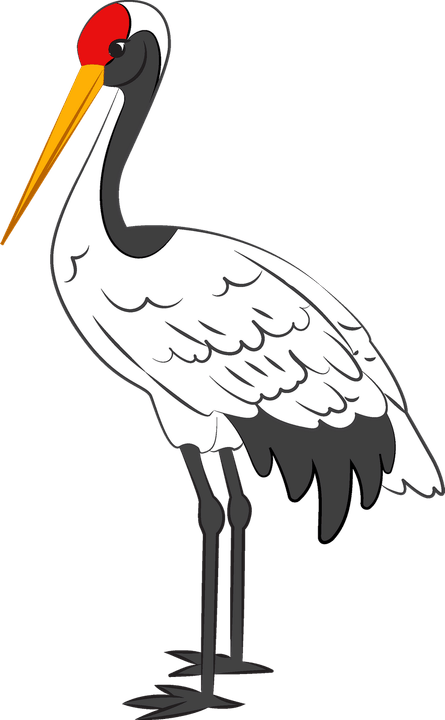 Crane Bird PNG