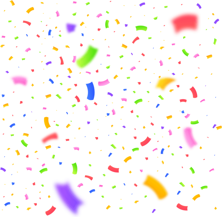 Explosion Confetti PNG