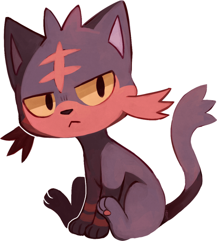 Litten Pokemon PNG