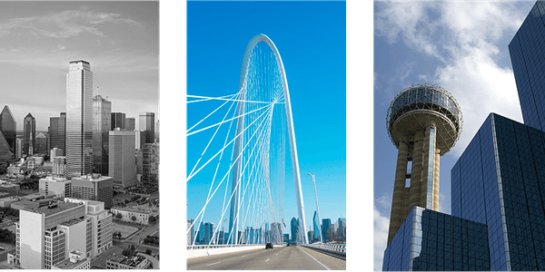 Downtown Dallas Skyline PNG