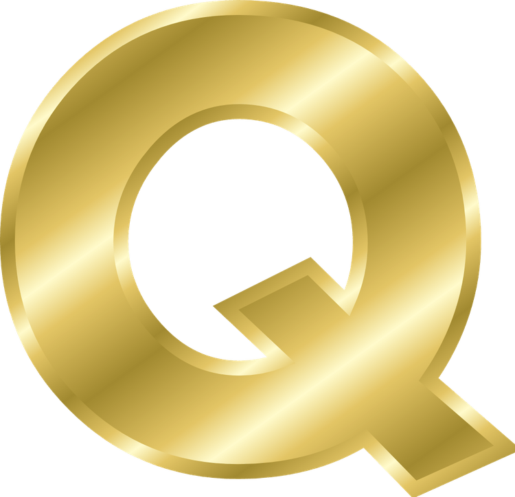 Gold Letters PNG