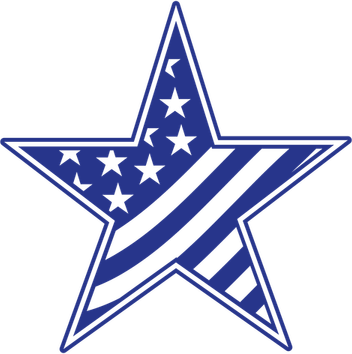 American Flag Stars PNG