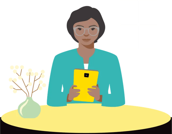 Lady With Money PNG
