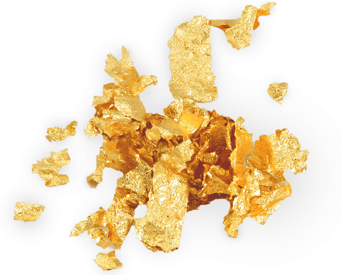 Gold Flakes PNG