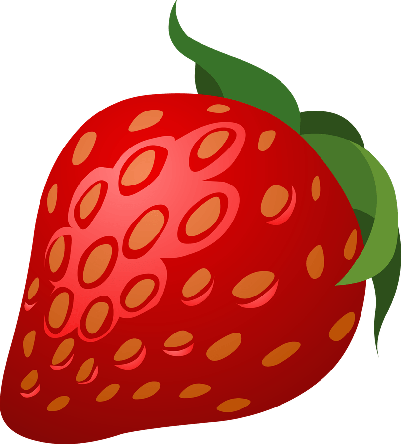 Cartoon Strawberry PNG
