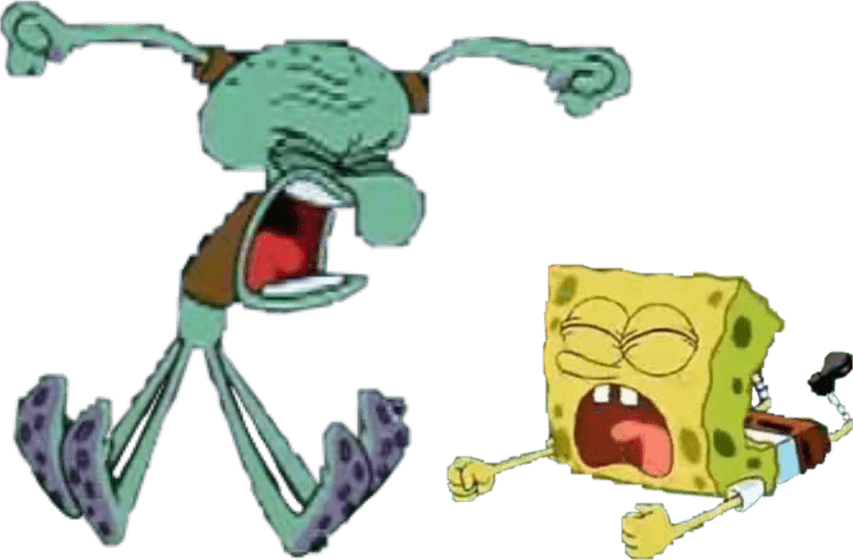 Angry Spongebob PNG