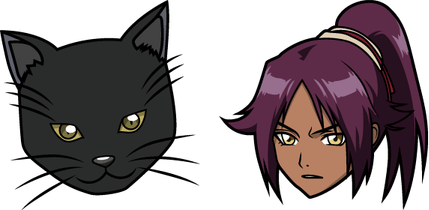 Yoruichi Cat PNG