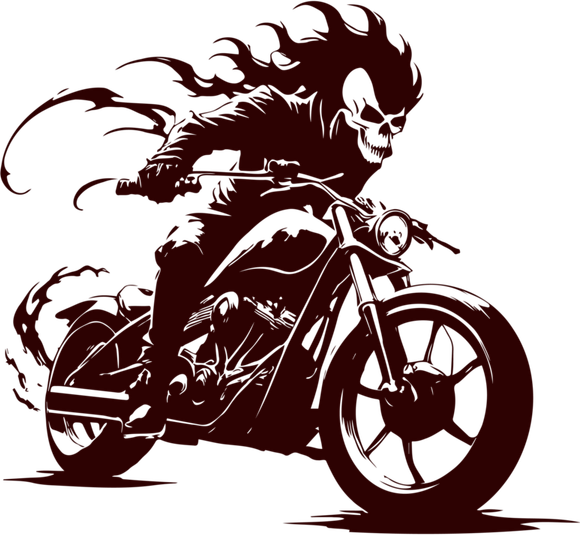 Ghost Rider Bike PNG